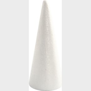 Kegle - H 19,5 Cm -  7 Cm - Hvid - 1 Stk.