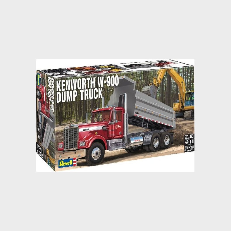 Revell - Kenworth W-900 Lastbil Byggest - 1:25 - Level 5 - 12628