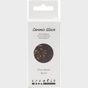 Keramik Glasur - 984-1101 C - Dkkende - Chocolate Brown - 60 Ml