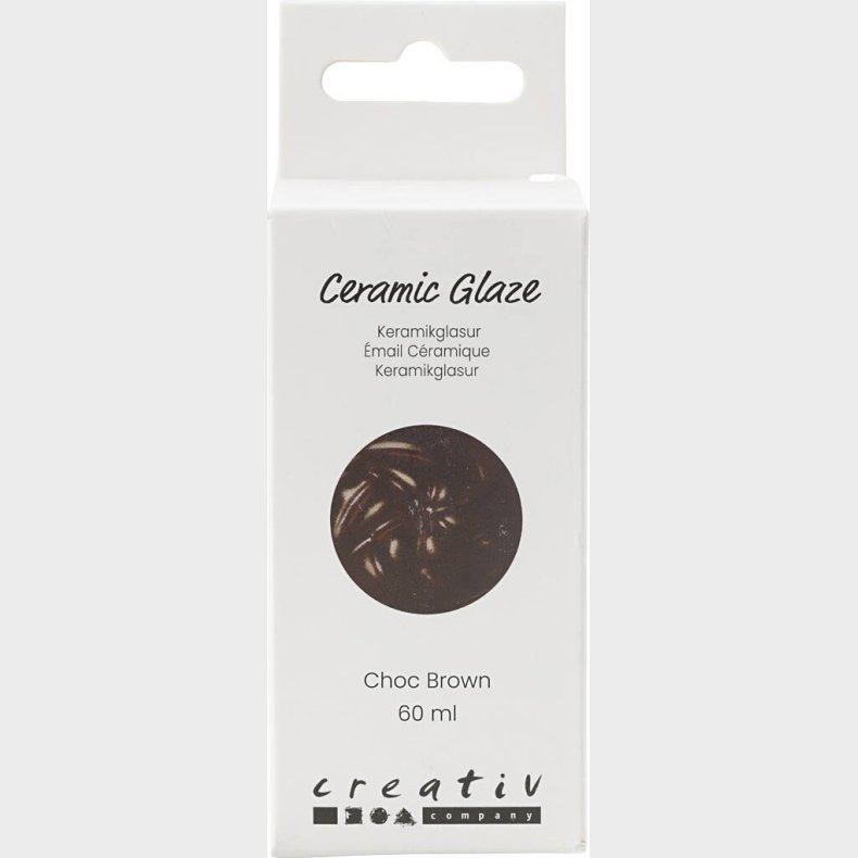 Keramik Glasur - 984-1101 C - Dkkende - Chocolate Brown - 60 Ml