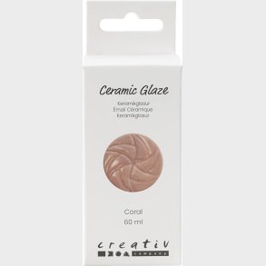 Keramik Glasur - 984-1101 C - Dkkende - Coral - 60 Ml