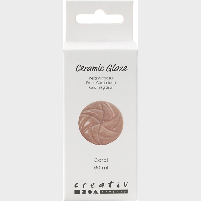 Keramik Glasur - 984-1101 C - Dkkende - Coral - 60 Ml