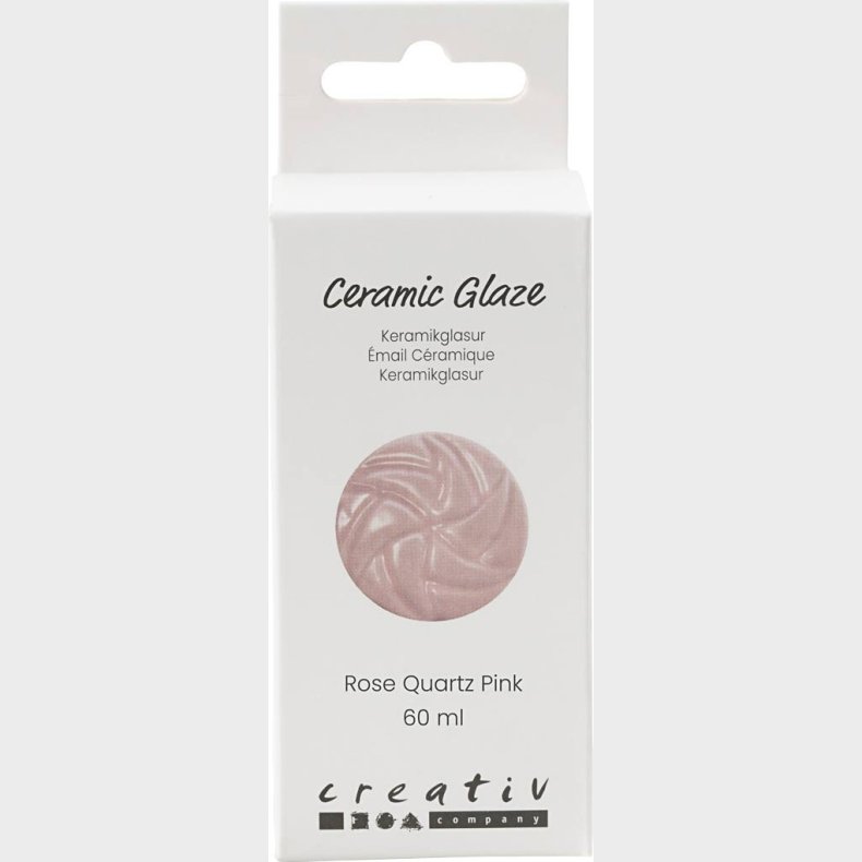 Keramik Glasur - 984-1101 C - Dkkende - Rose - 60 Ml