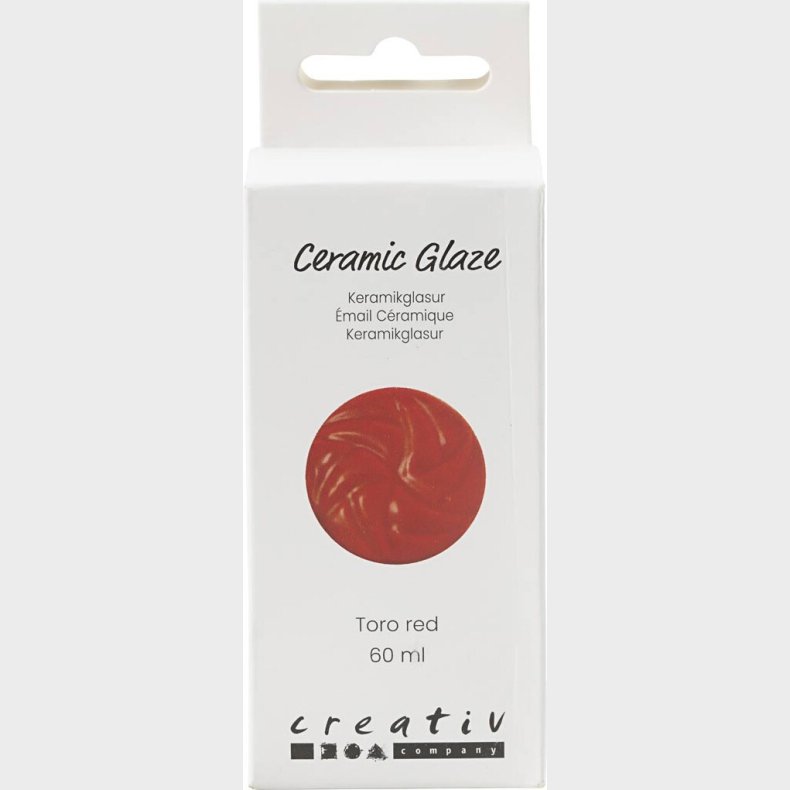 Keramik Glasur - 984-1101 C - Dkkende - Toro Red - 60 Ml