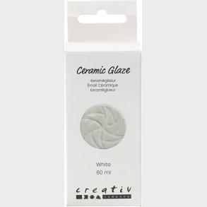 Keramik Glasur - 984-1101 C - Dkkende - White - 60 Ml