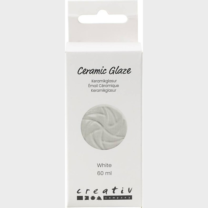 Keramik Glasur - 984-1101 C - Dkkende - White - 60 Ml
