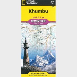 Khumbu Nepal Adventure Map - National Geographics - English Book