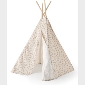 Tipi Legetelt Til B�rn - Hvid Med Prikker - Kids Concept