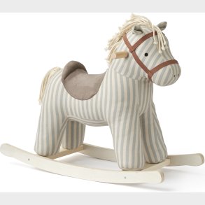 Gyngehest Sam - Bl� Med Striber - Aiden - Kids Concept