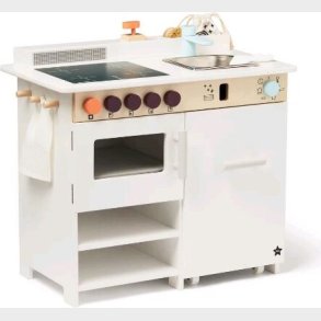 Legek�kken I Tr� - Inkl. Lege Opvaskemaskine - Kids Concept