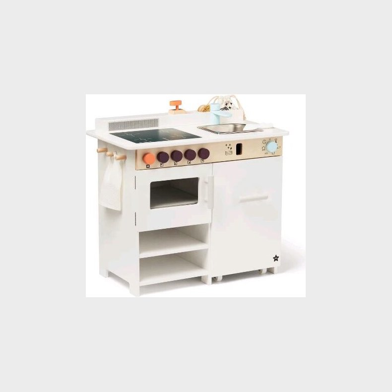 Legek�kken I Tr� - Inkl. Lege Opvaskemaskine - Kids Concept