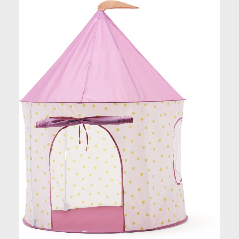 Kids Concept - Legetelt - Rosa Med Prikker - 100x100x130 Cm