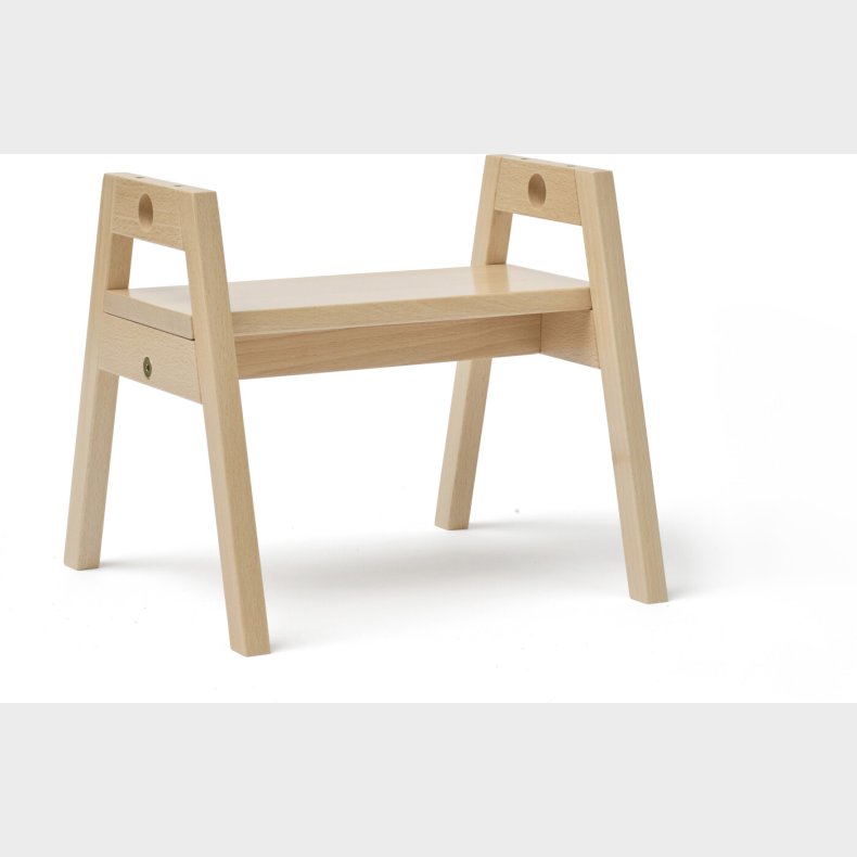 Kids Concept - Saga Blond Taburet - Natur - 30x30x32 Cm