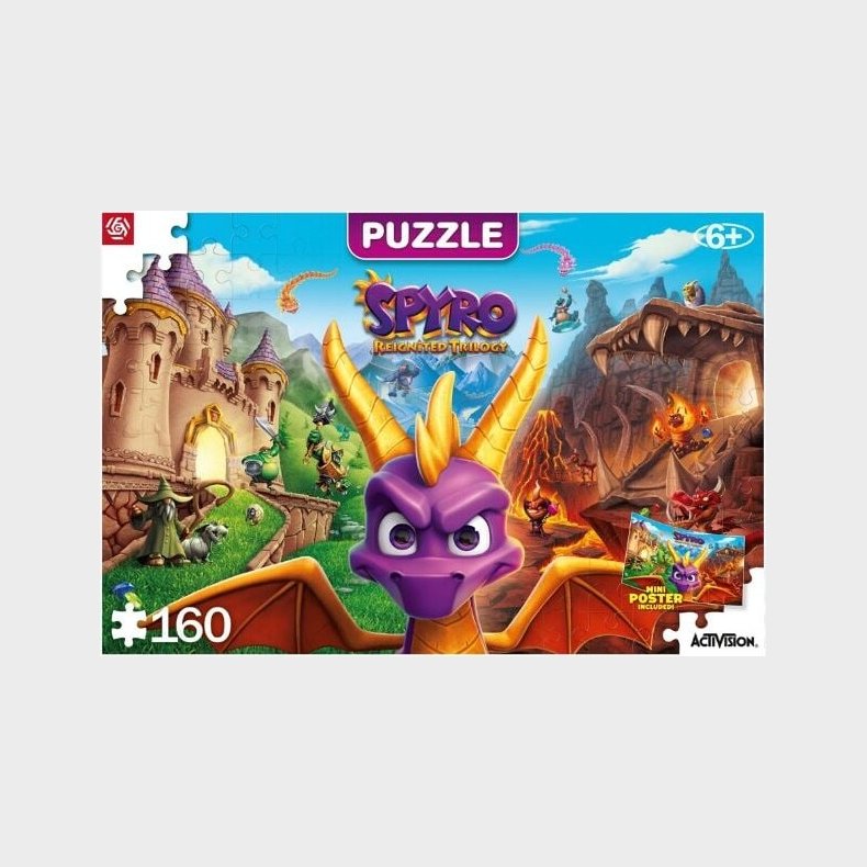 Spyro Reignited Trilogy Puslespil - Good Loot Puzzle - 160 Brikker