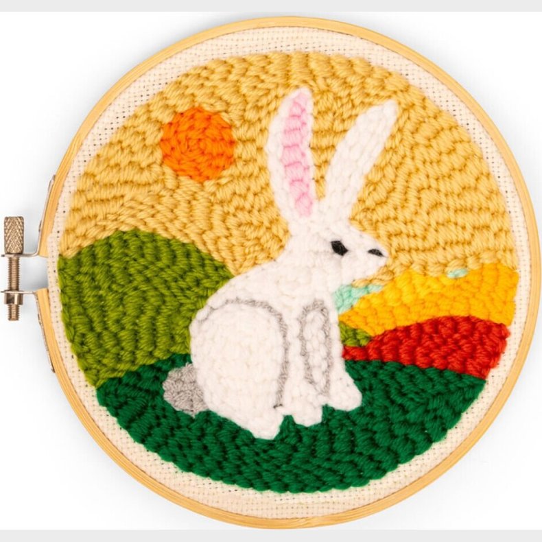 Broderi Kit Med Stansn�l - Hare - Kikkerland