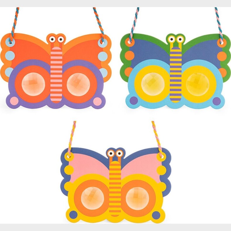 Kikkerland - Kidoki - Sommerfugl Maske Med Prisme Briller - Assorteret