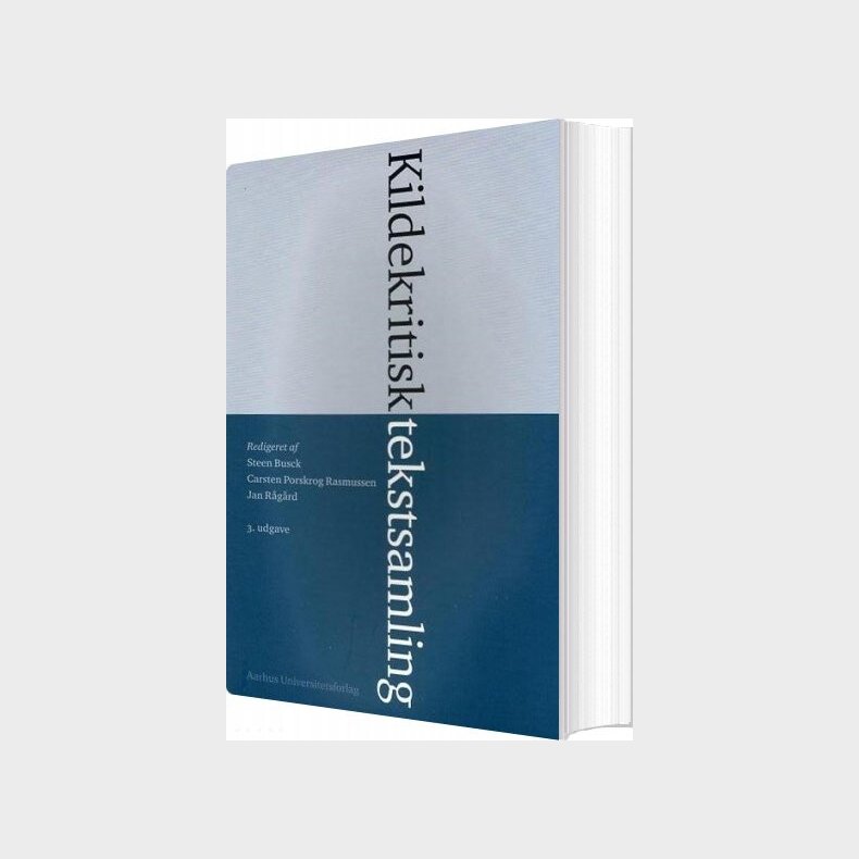 Kildekritisk Tekstsamling - Steen Busck - Bog