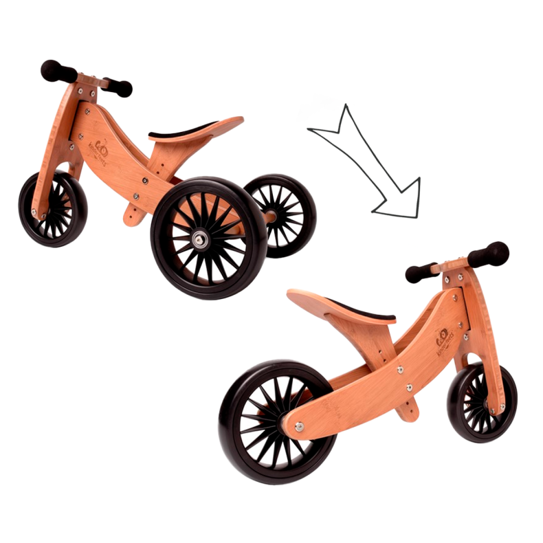 Kinderfeets | Lbecykel - Tiny Tot 2-i-1 Plus, Bambus
