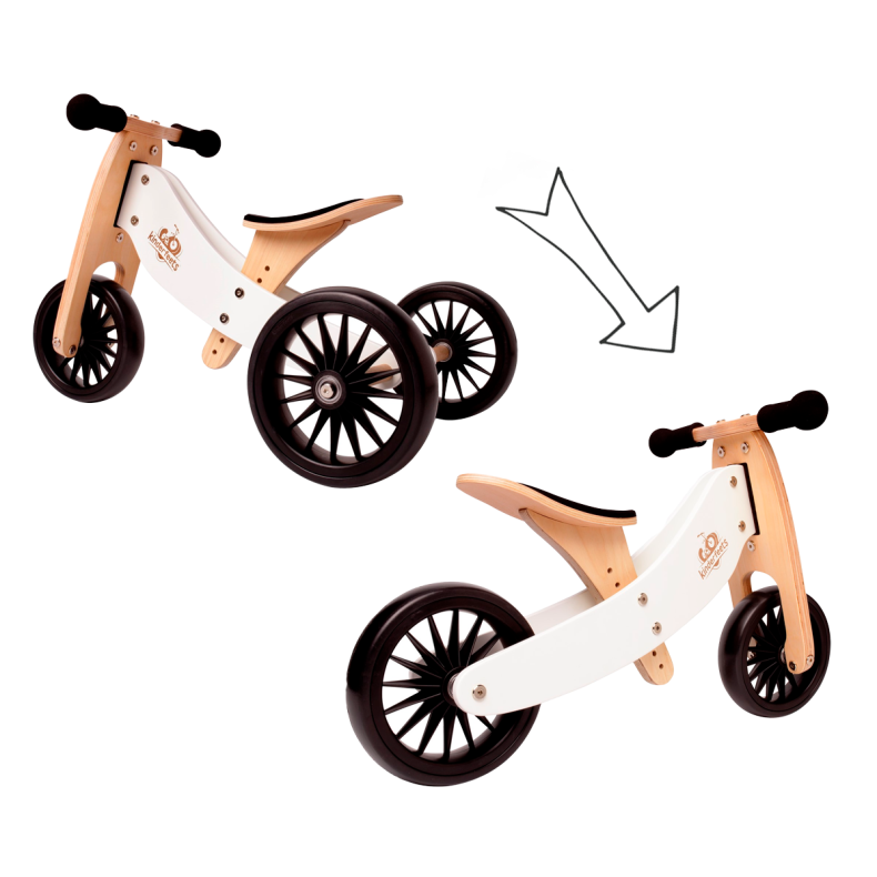 Kinderfeets | Lbecykel - Tiny Tot 2-i-1 Plus, Hvid