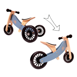 Kinderfeets | Lbecykel - Tiny Tot 2-i-1 Plus, Skiferbl