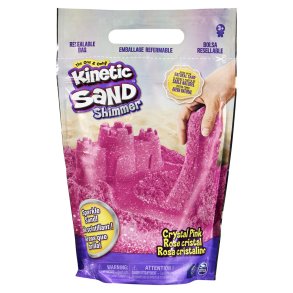 Kinetic Sand - Pink m. glitter, 900 gram