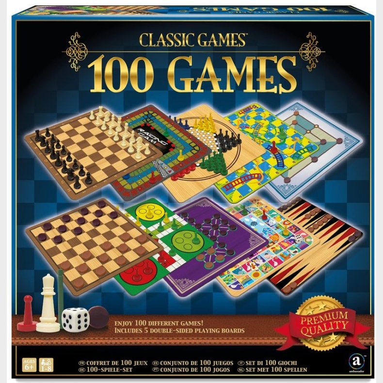 Klassiske Brtspil 100 Spilst - En samling af tidlse klassikere