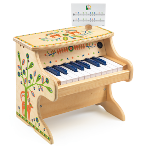 Djeco | Klaver i tr med elektronisk lyd