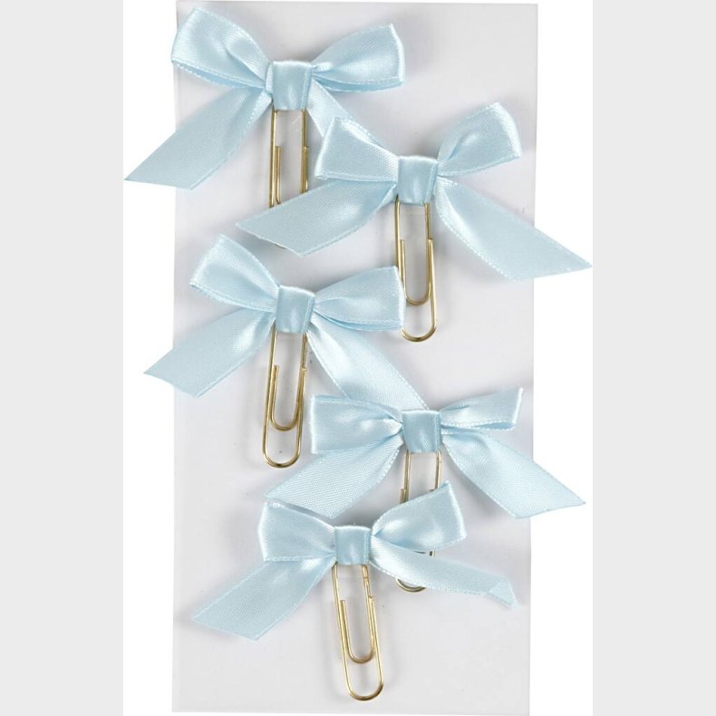 Klips - Str. 40x70 Mm - Lysebl - 5 Stk.