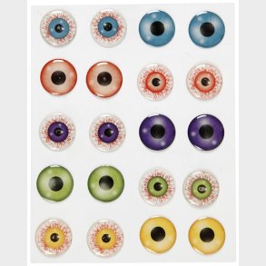 Creativ Company | Klistermrker - jne 3D,  20 mm, 1 ark