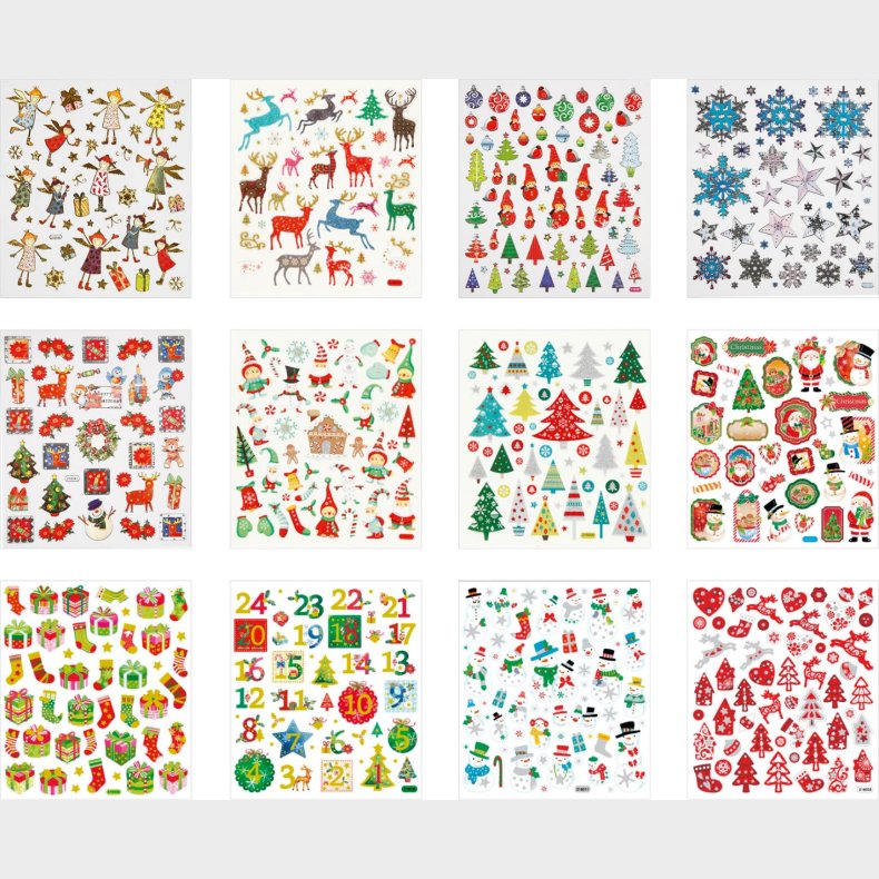 Creativ Company | Klistermrker - Jul, 12 ark