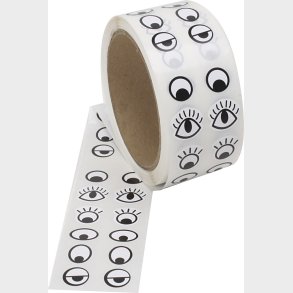 Klistermrke jne - Sort Og Hvid - 2000 Stk