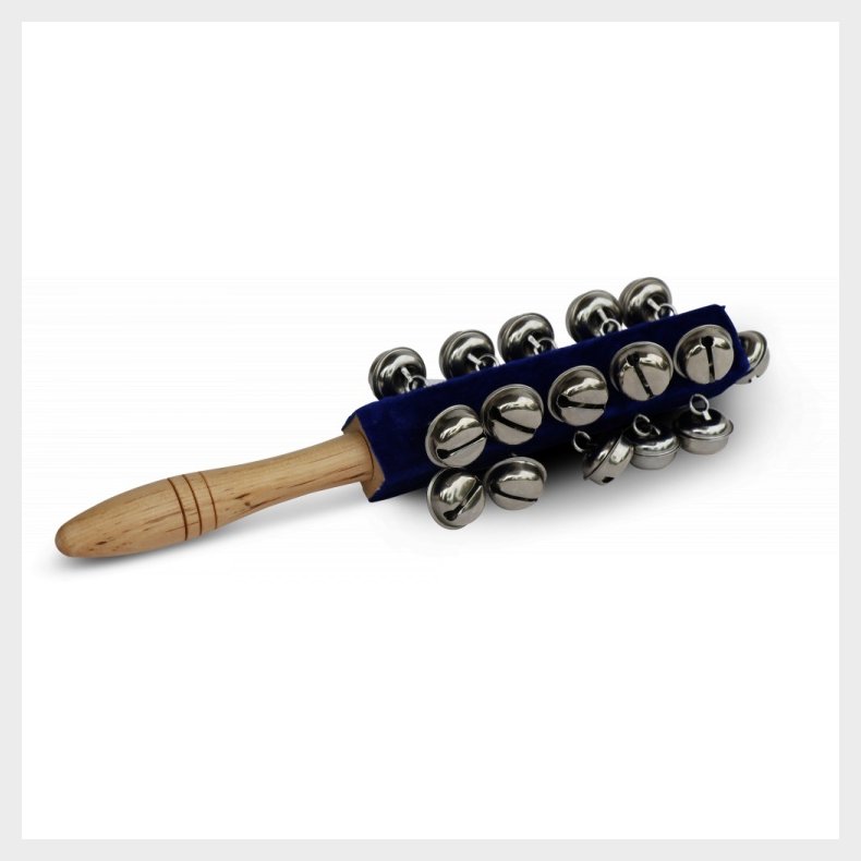 Klokkerangle Bj�lde med 21 klokker musikinstrument, Bl� 25cm