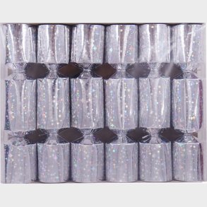 Knallerter 14 Cm - 6 Stk Holografisk - Slv - Scanseason