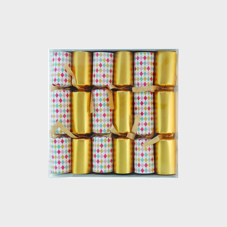 Knallerter - 20 Cm 6 Stk Guld / Tern - Scanseason