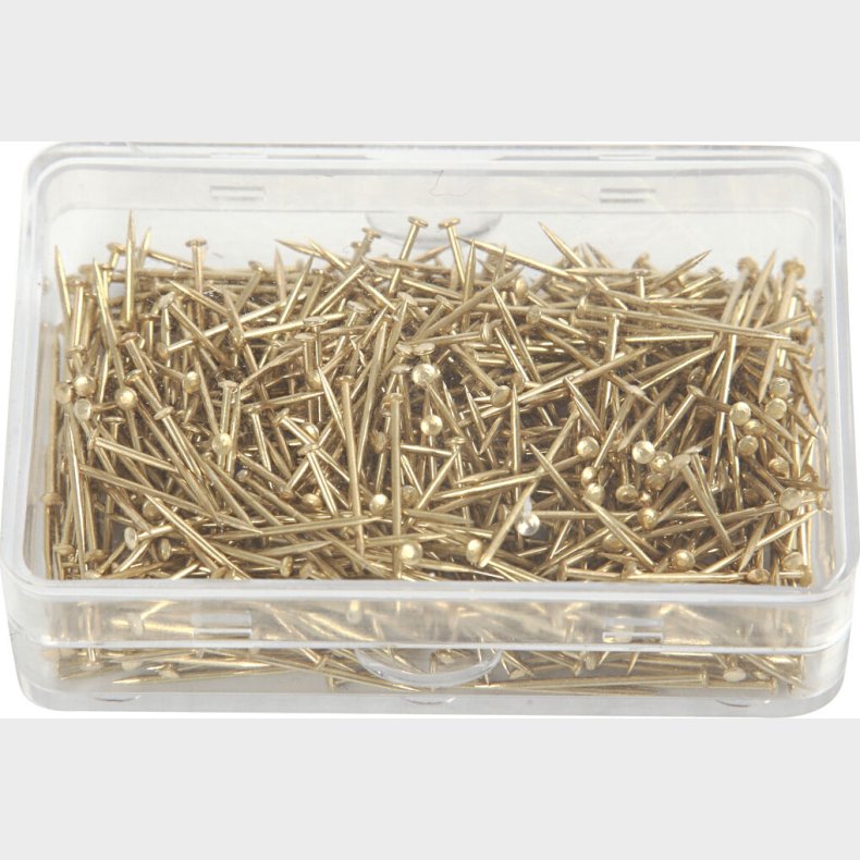 Knappenle - L 16 Mm - Tykkelse 0,65 Mm - Guld - 25 G