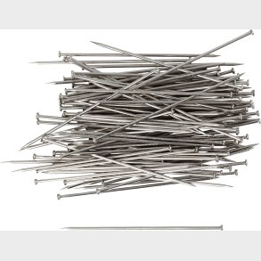 Knappen�le - L 34 Mm - Tykkelse 0,6 Mm - S�lv - 50 G