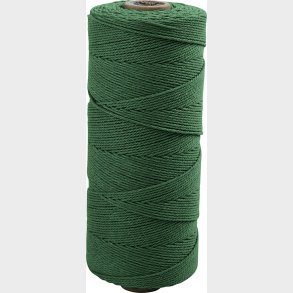 Knyttegarn - Tykkelse 1 Mm - L 315 M - Tynd Kvalitet 12/12 - Grn - 220 G