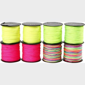 Knyttesnor - Tykkelse 1 Mm - Neon Grn - Neon Pink - Neon Gul - Neonmix - 8x28 M
