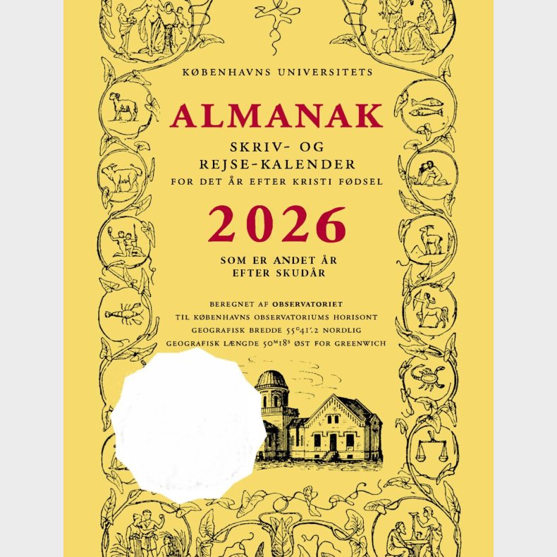 K�benhavns Universiets Almanak-skriv Og Rejseklaender 2026 - K�benhavns Universitet - Bog