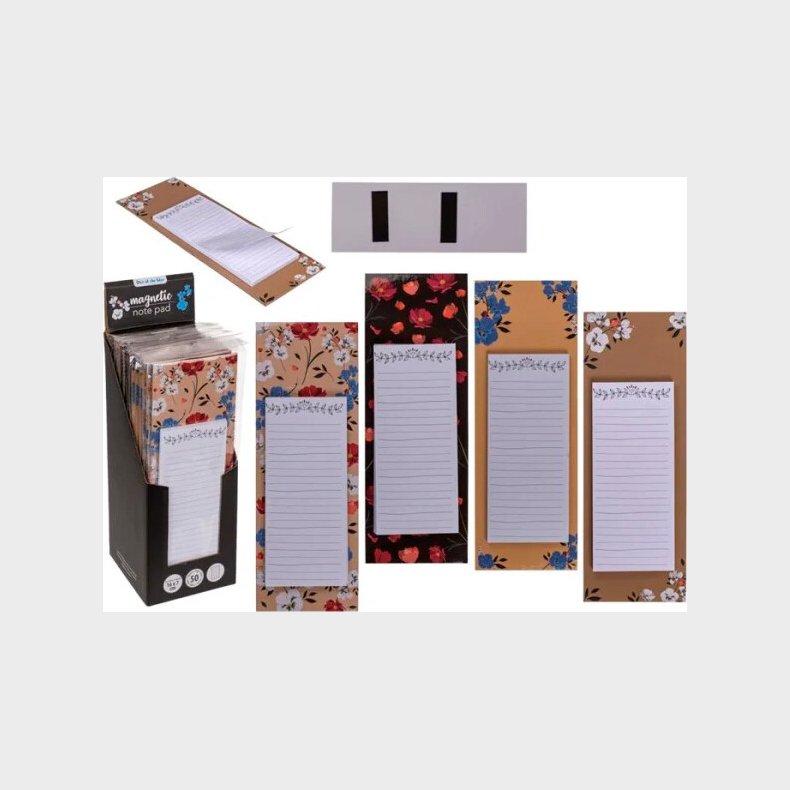 Kleskabsblok - Med Magnet Assorterede