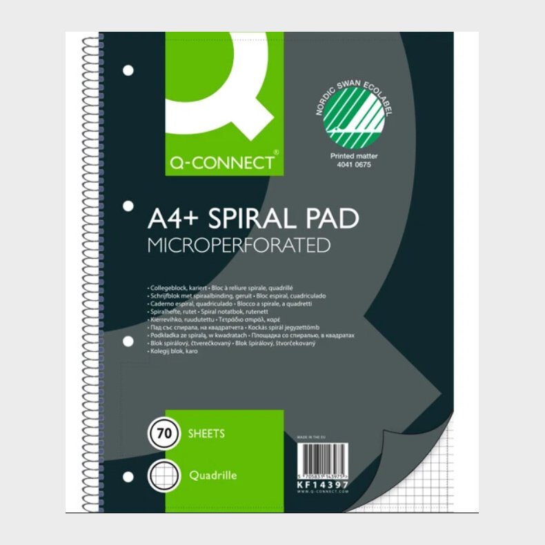 Kollegieblok A4 Ternet 70 Blade