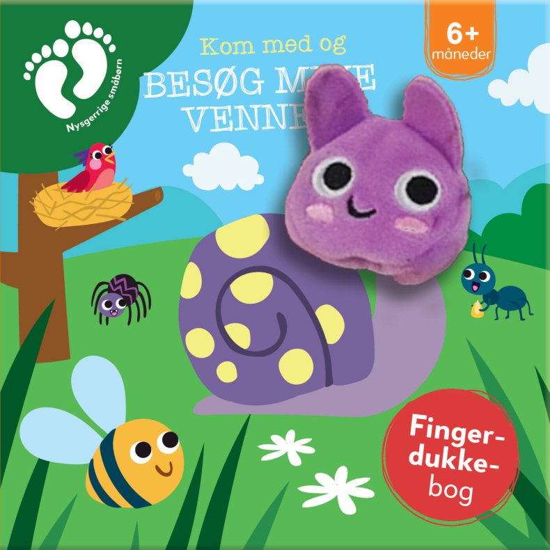 Kom Med Og Bes�g Mine Venner - Med Fingerdukke - Bog