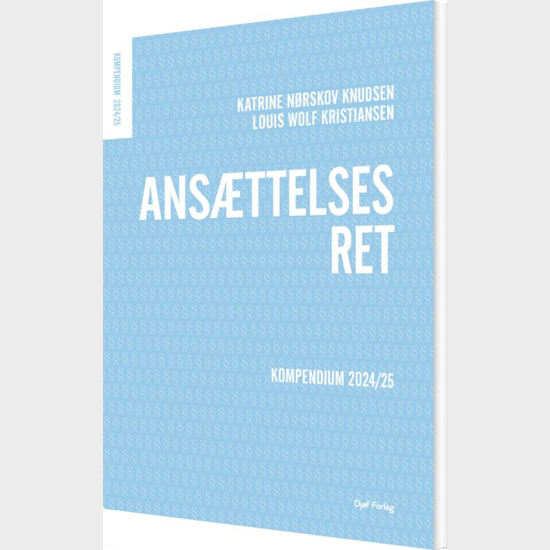 Kompendium I Ans�ttelsesret - Louis Wolf Kristiansen - Bog