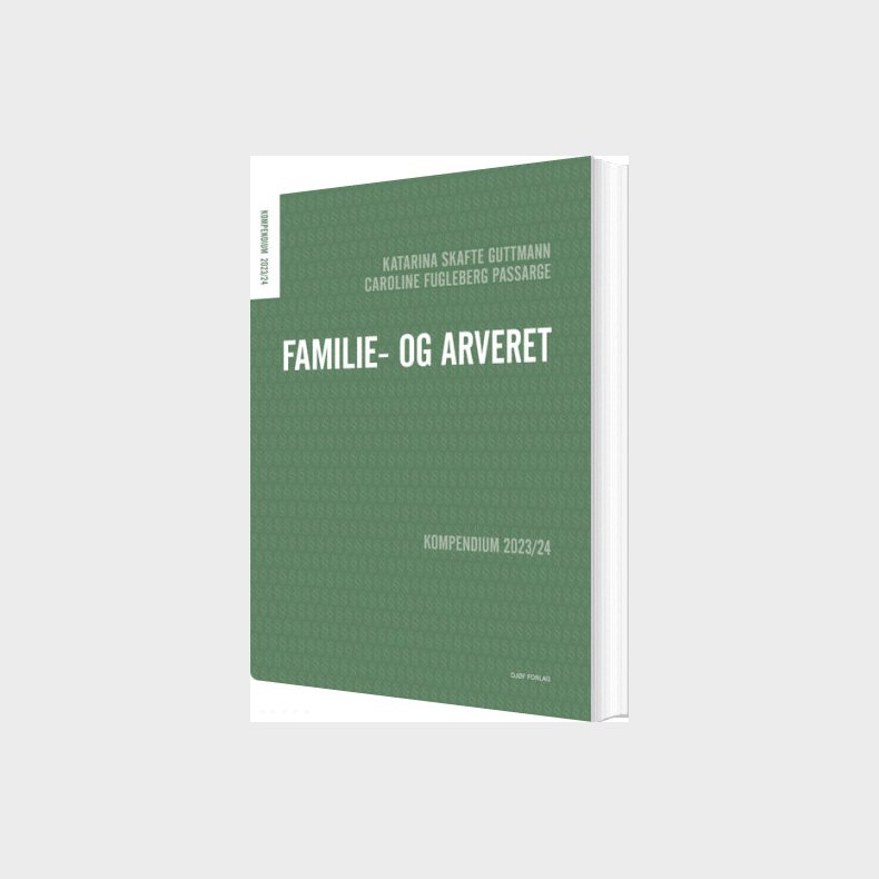 Kompendium I Familie- Og Arveret - Katarina Skafte Guttmann - Bog