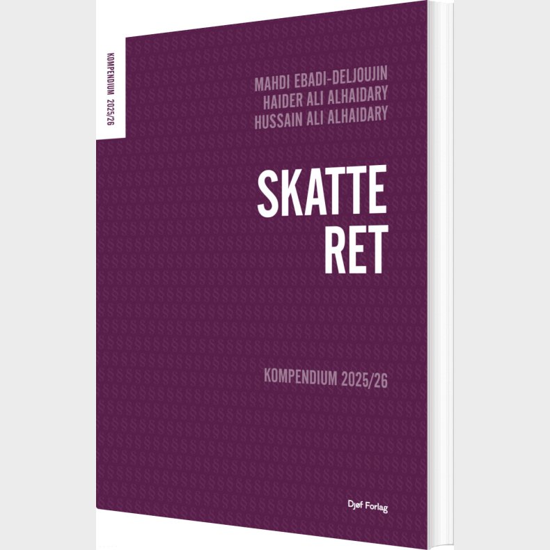 Kompendium I Skatteret - Mahdi Ebadi-deljoujin - Bog