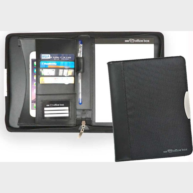 Konferencemappe A5 - Sort