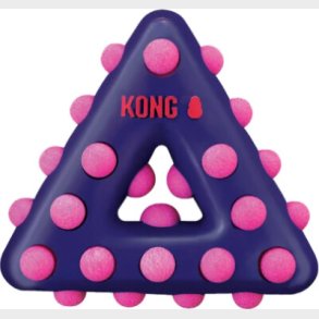 Kong - Hundeleget�j Med Pivelyd - Dotz Triangle - 15 Cm
