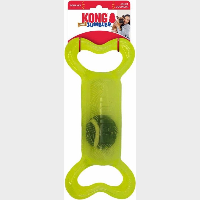 Kong - Jumbler Tug Ass. Farver  M/l 32x14x8cm