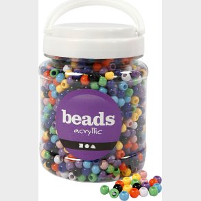 Kongomix -  8 Mm - Hulstr. 4 Mm - Assorterede Farver - 700 Ml - 415 G