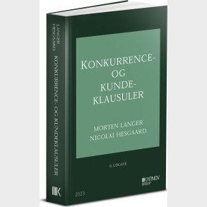 Konkurrence- Og Kundeklausuler - Morten Langer - Bog